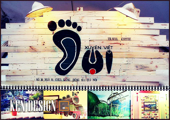 thiết kế quán cafe phượt